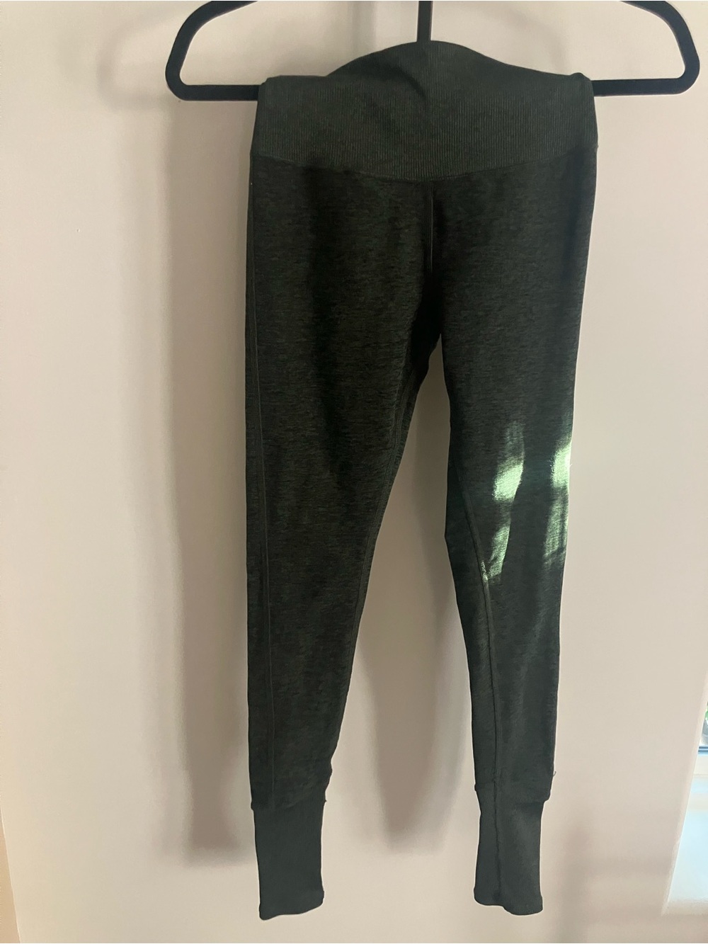 ALO Yoga Womens Dark Gray High-Waist Leggings
